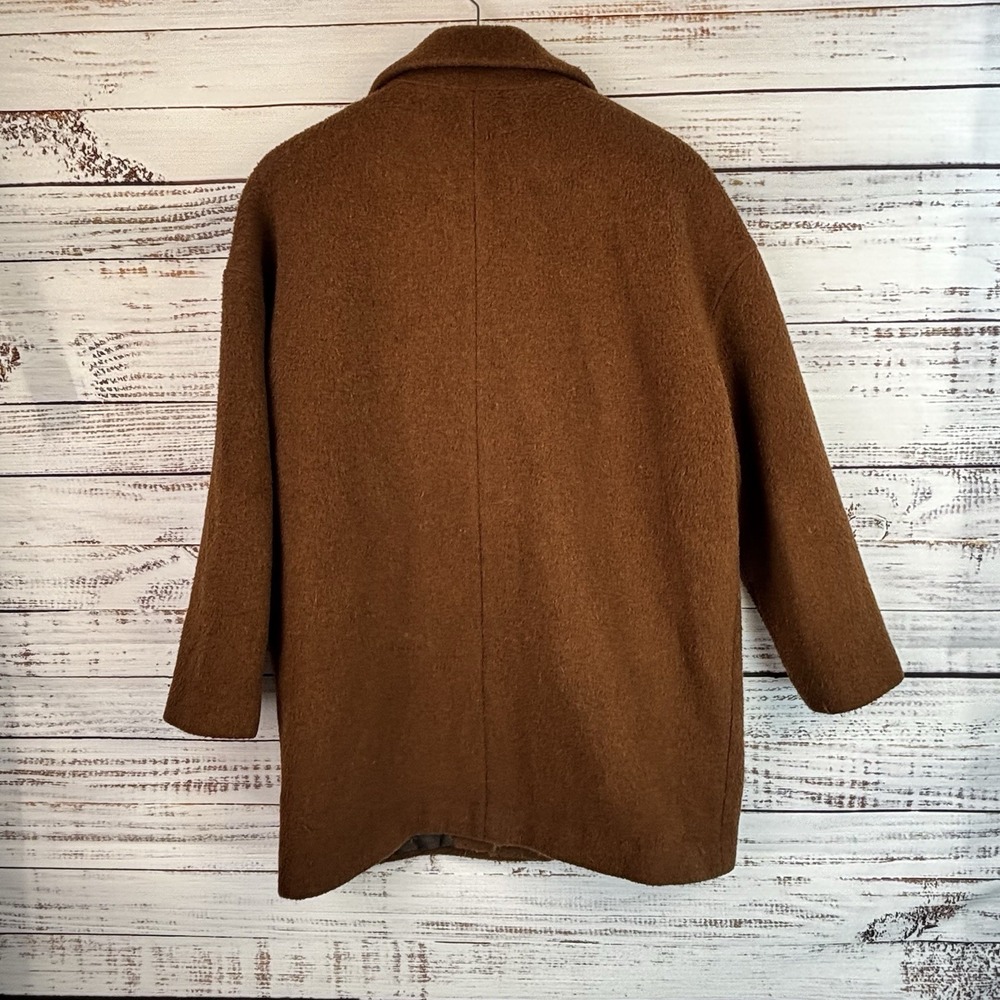 Brown Wool Designer Jacket - Picture 6 of 9